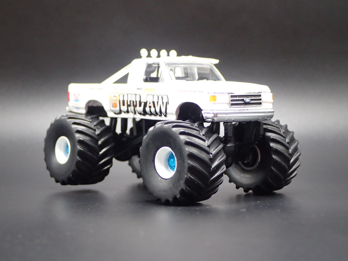 1988 88 FORD F150 MONSTER TRUCK JERSEY OUTLAW 1/64 SCALE DIECAST MODEL CAR