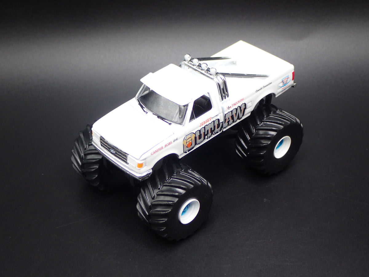 1988 88 FORD F150 MONSTER TRUCK JERSEY OUTLAW 1/64 SCALE DIECAST MODEL CAR