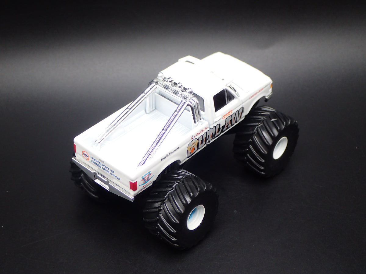 1988 88 FORD F150 MONSTER TRUCK JERSEY OUTLAW 1/64 SCALE DIECAST MODEL CAR