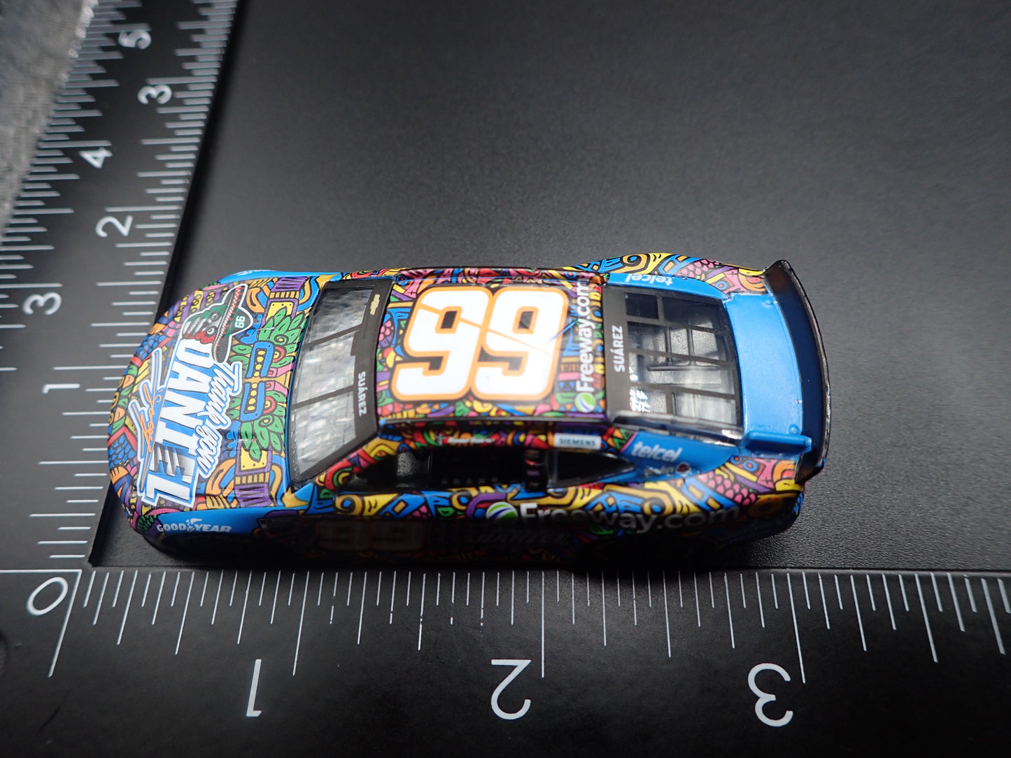 2025 25 CHEVY CHEVROLET 99 DANIEL SUAREZ THANK YOU NASCAR 1:64 DIECAST CAR