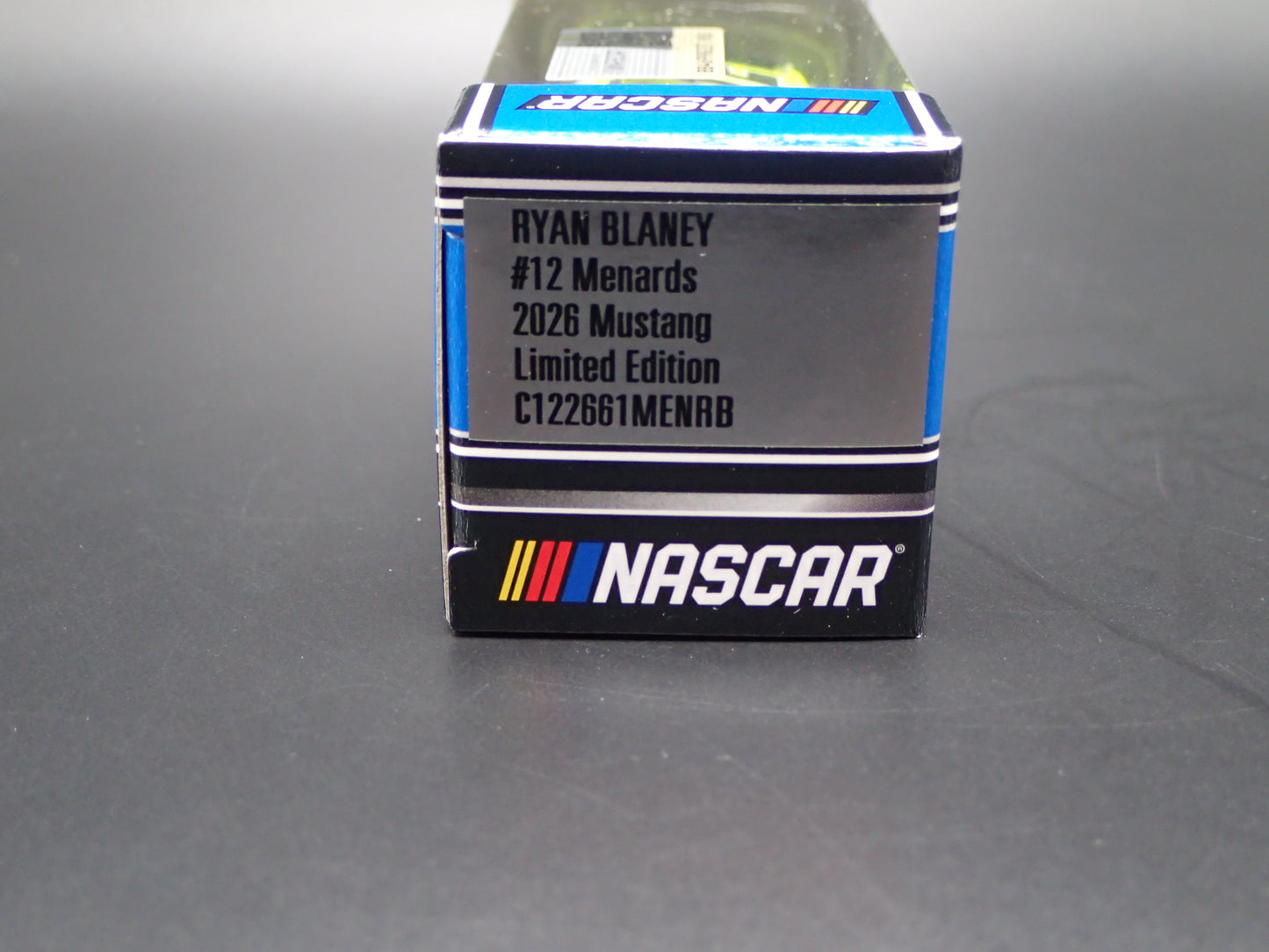 2026 26 FORD MUSTANG #12 RYAN BLANEY MENARDS NASCAR 1:64 SCALE DIECAST MODEL CAR