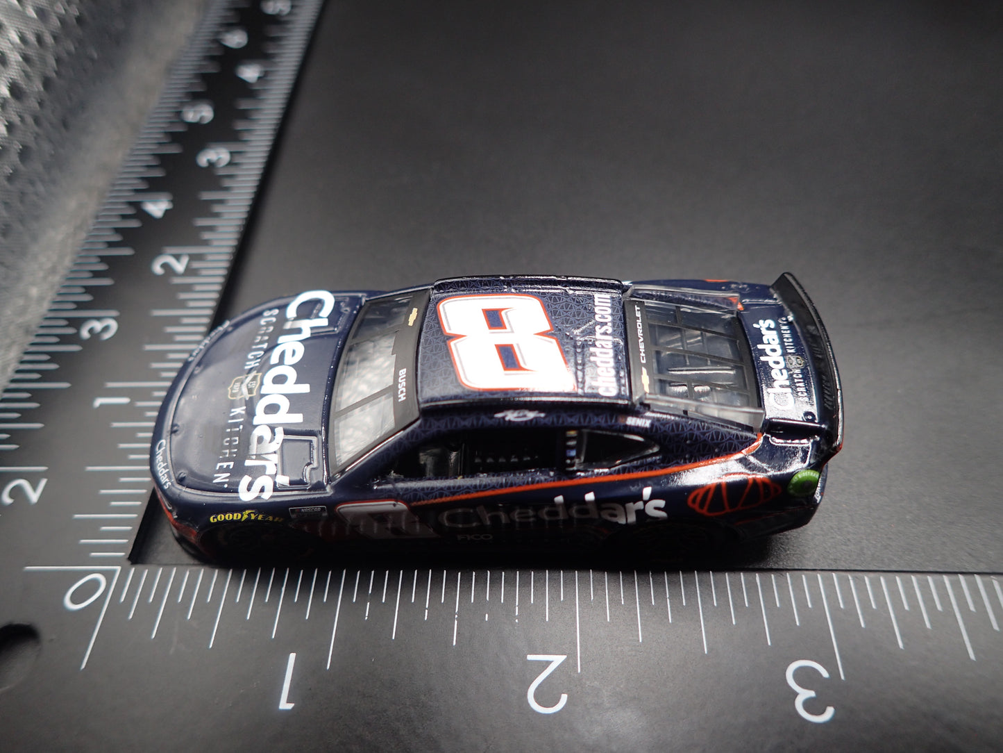 2026 26 CHEVROLET 8 KYLE BUSCH CHEDDARS NASCAR 1:64 DIECAST MODEL CAR