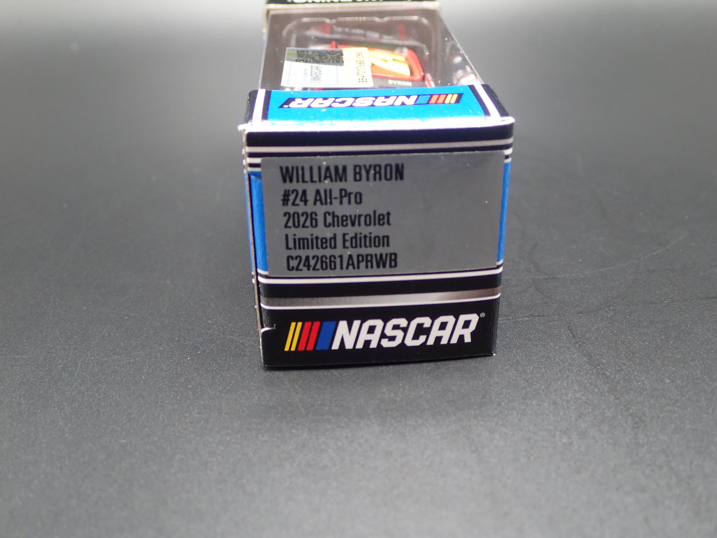 2026 26 CHEVY CAMARO #24 WILLIAM BYRON ALL PRO NASCAR 1:64 SCALE DIECAST CAR