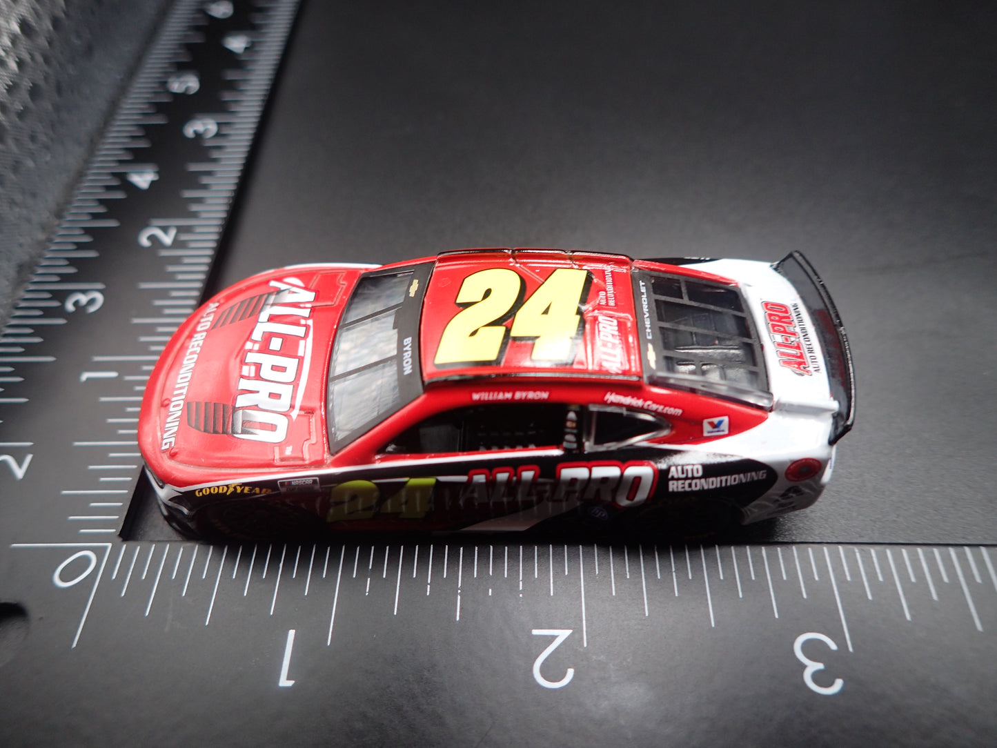 2026 26 CHEVY CAMARO #24 WILLIAM BYRON ALL PRO NASCAR 1:64 SCALE DIECAST CAR