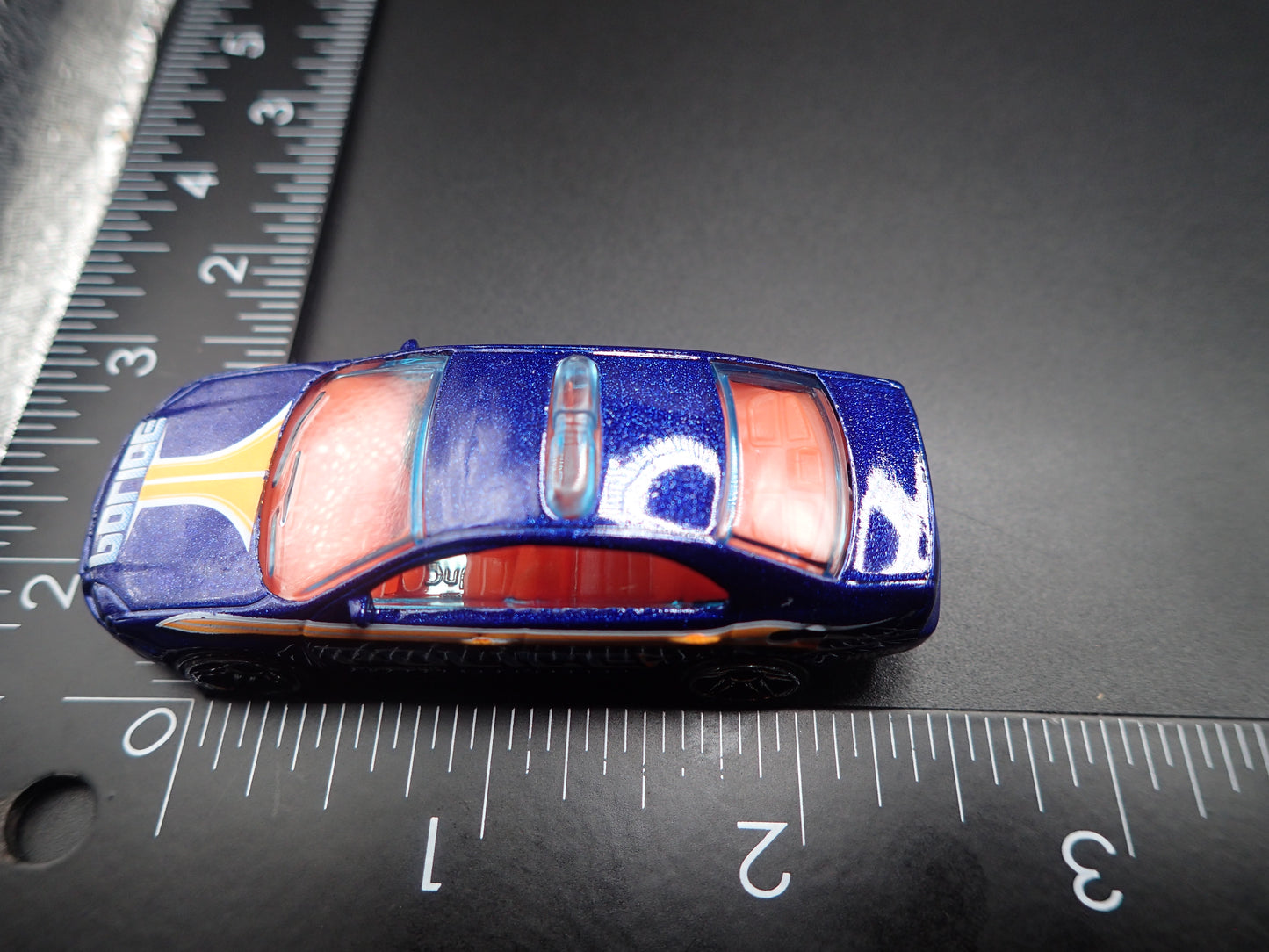 FORD FUSION POLICE CAR BLUE 1:64 SCALE COLLECTIBLE DIECAST MODEL CAR