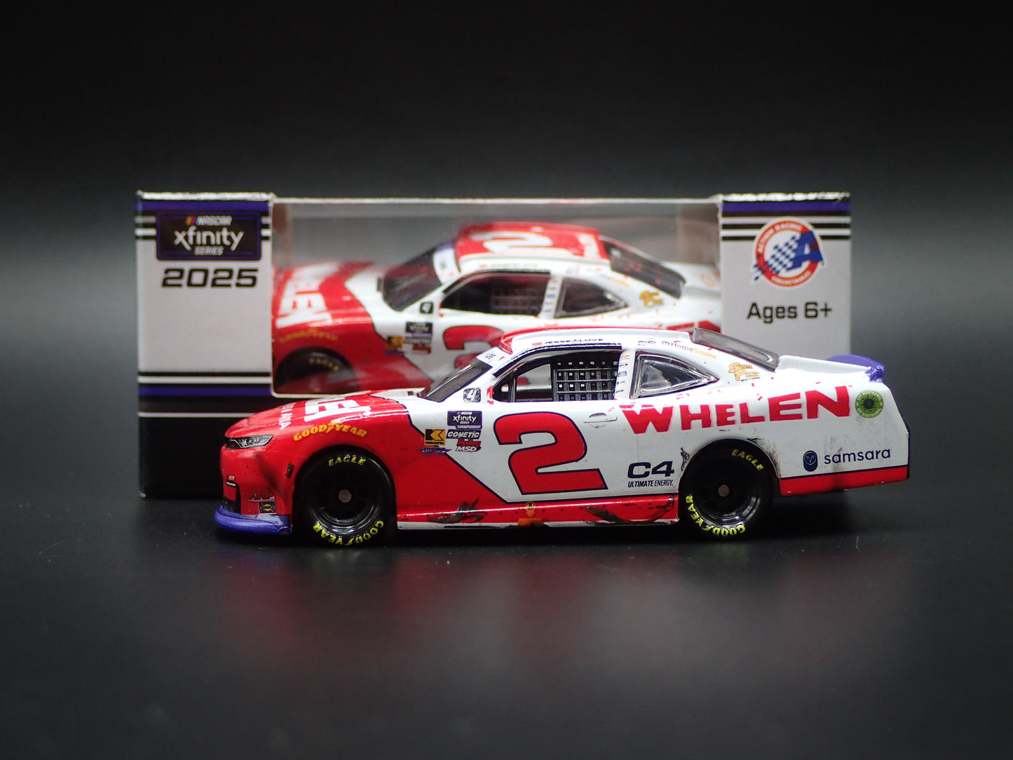 2025 25 CHEVY 2 JESSE LOVE WHELEN PHOENIX WIN NASCAR 1:64 SCALE DIECAST CAR