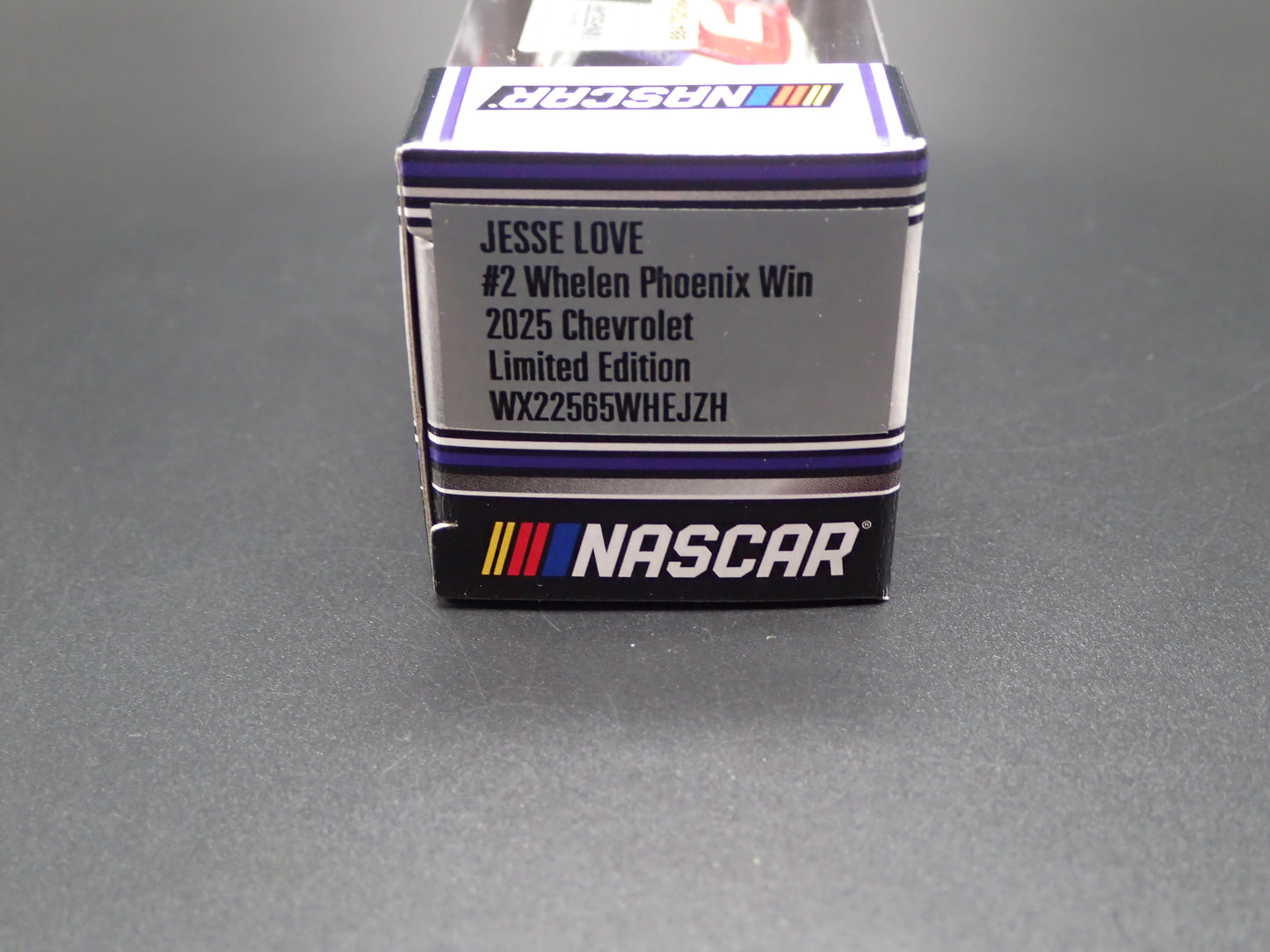 2025 25 CHEVY 2 JESSE LOVE WHELEN PHOENIX WIN NASCAR 1:64 SCALE DIECAST CAR