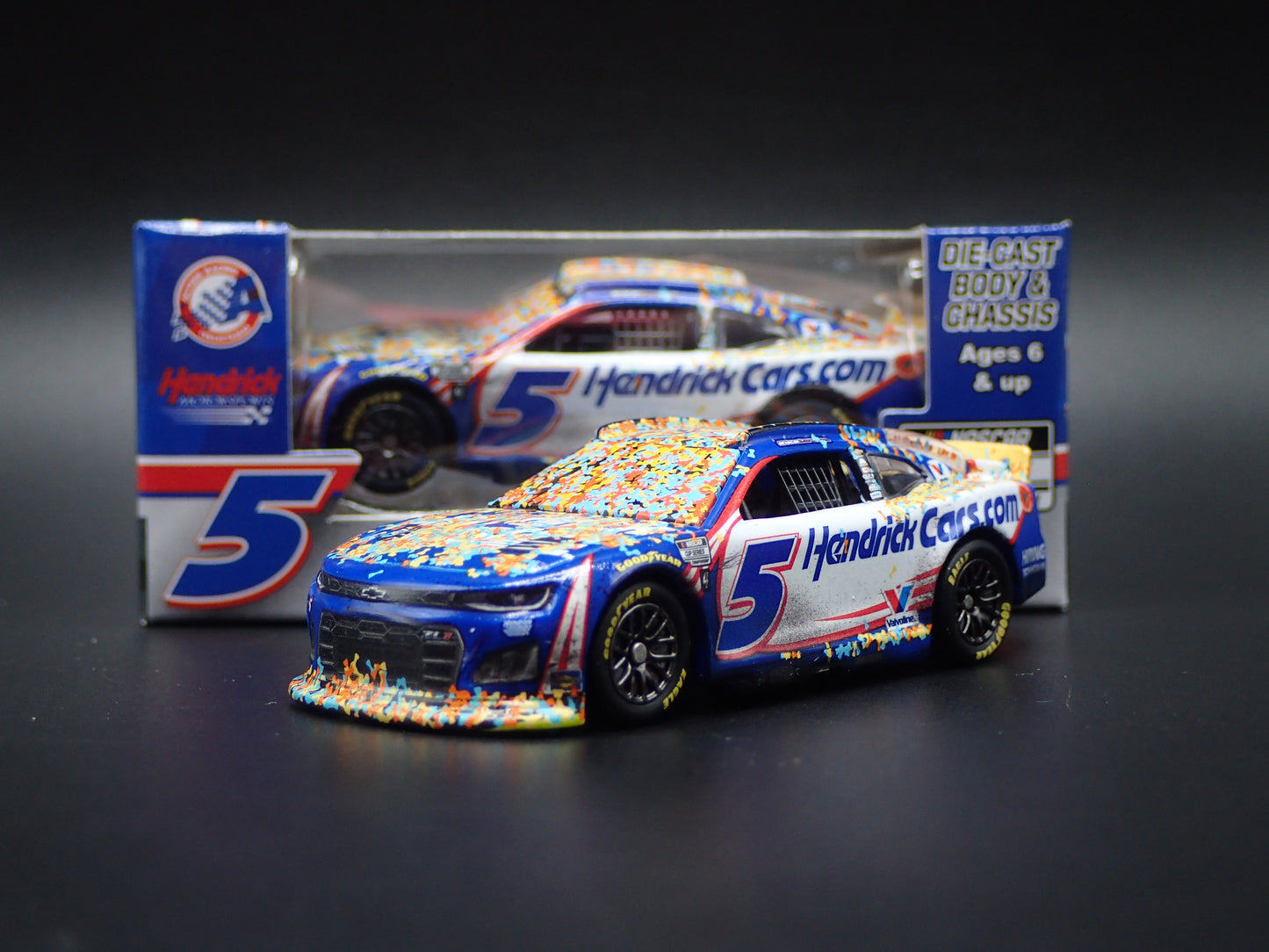 2025 25 CHEVROLET 5 KYLE LARSON HENDRICKCARS NASCAR WIN 1:64 DIECAST MODEL CAR