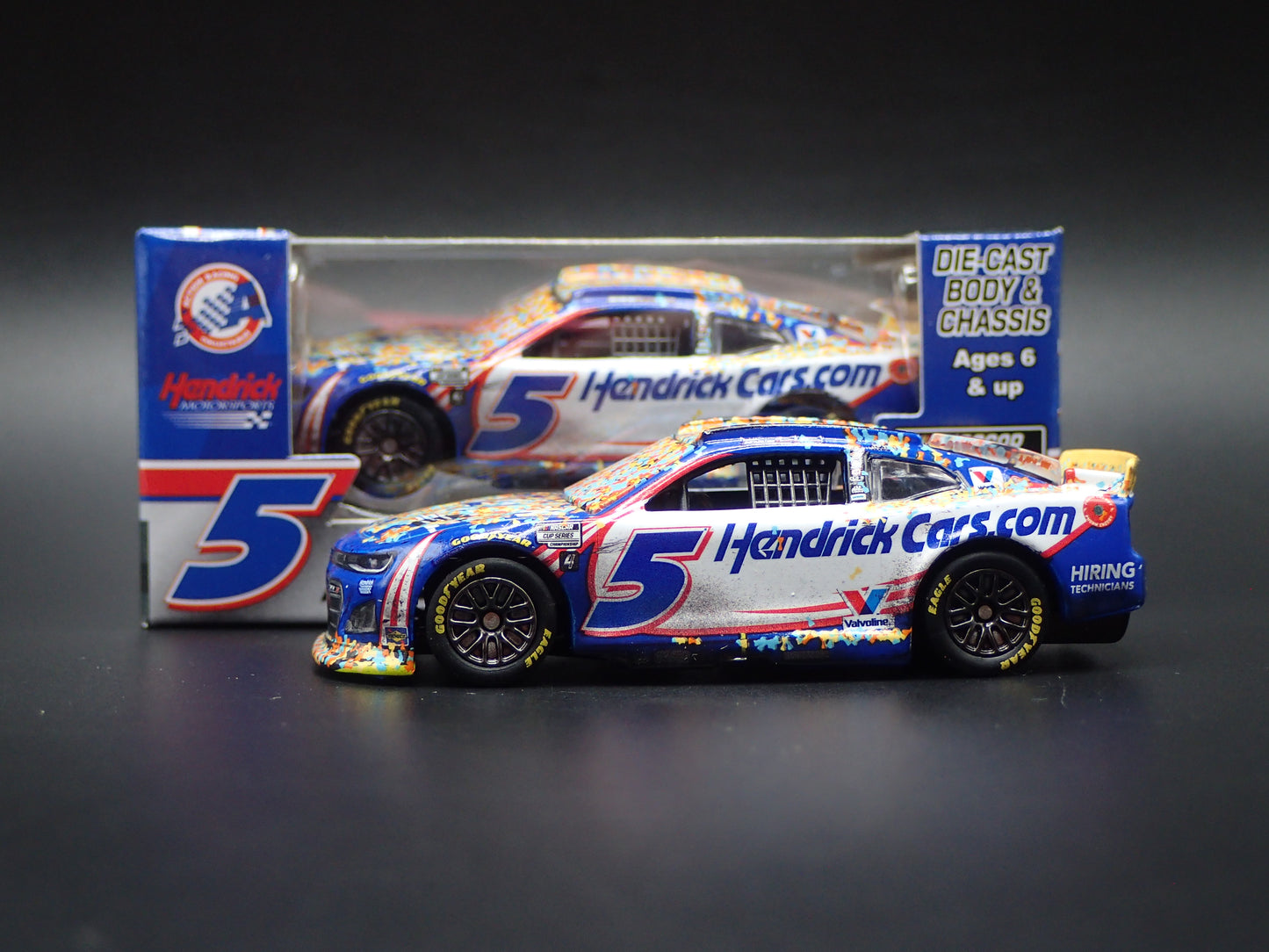 2025 25 CHEVROLET 5 KYLE LARSON HENDRICKCARS NASCAR WIN 1:64 DIECAST MODEL CAR