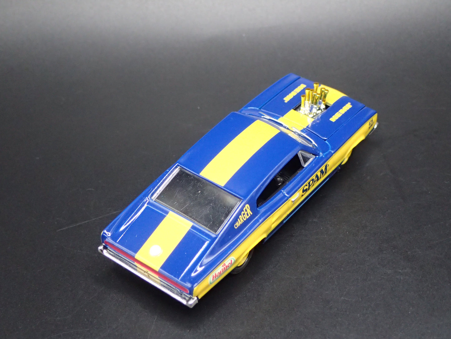 1966 66 DODGE CHARGER HEMI SPAM BLUE 1:64 SCALE COLLECTIBLE DIECAST MODEL CAR