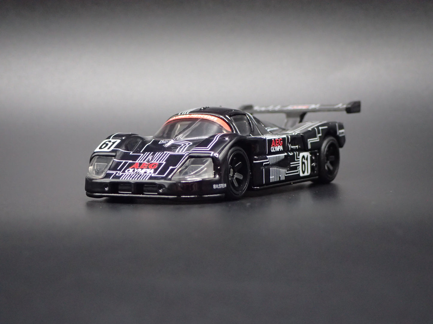 SAUBER-MERCEDES-BENZ C9 BLACK 1:64 SCALE COLLECTIBLE DIECAST MODEL CAR