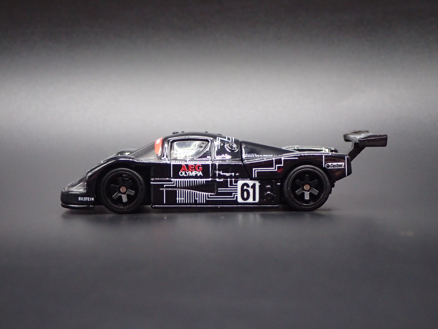 SAUBER-MERCEDES-BENZ C9 BLACK 1:64 SCALE COLLECTIBLE DIECAST MODEL CAR