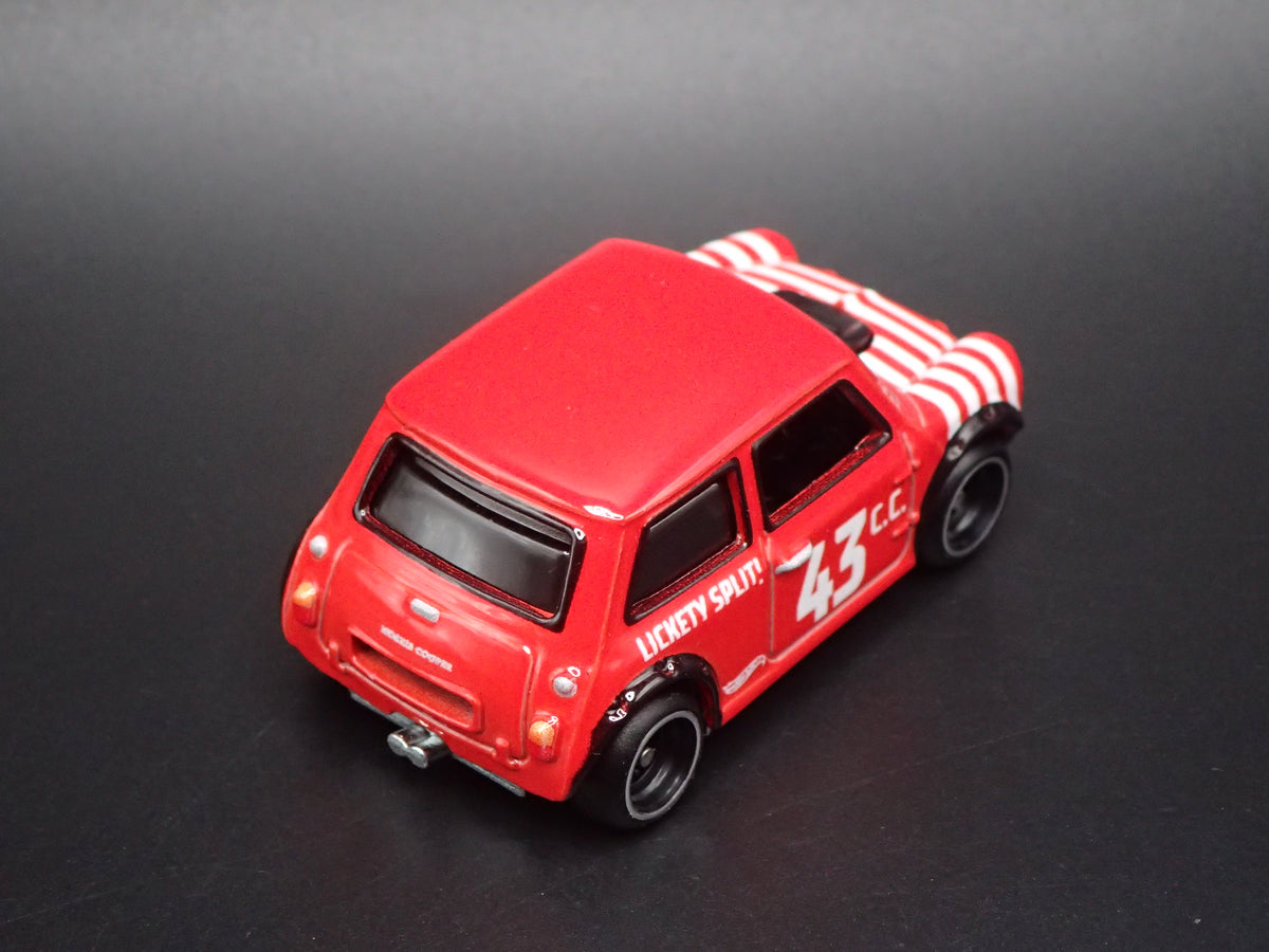 1969-1976 AUSTIN MINI COOPER S RED 1:64 SCALE DIORAMA DIECAST MODEL CAR