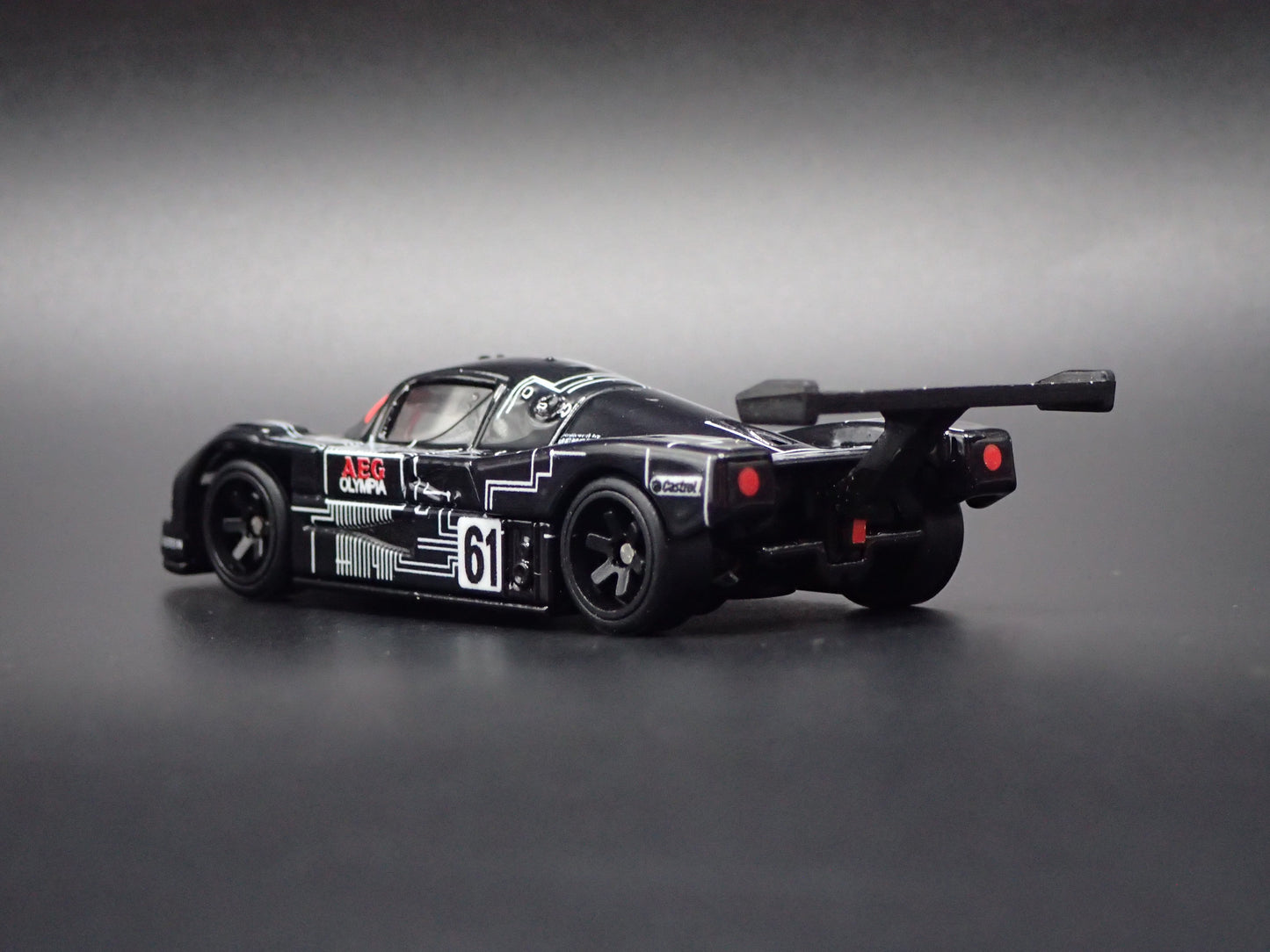 SAUBER-MERCEDES-BENZ C9 BLACK 1:64 SCALE COLLECTIBLE DIECAST MODEL CAR