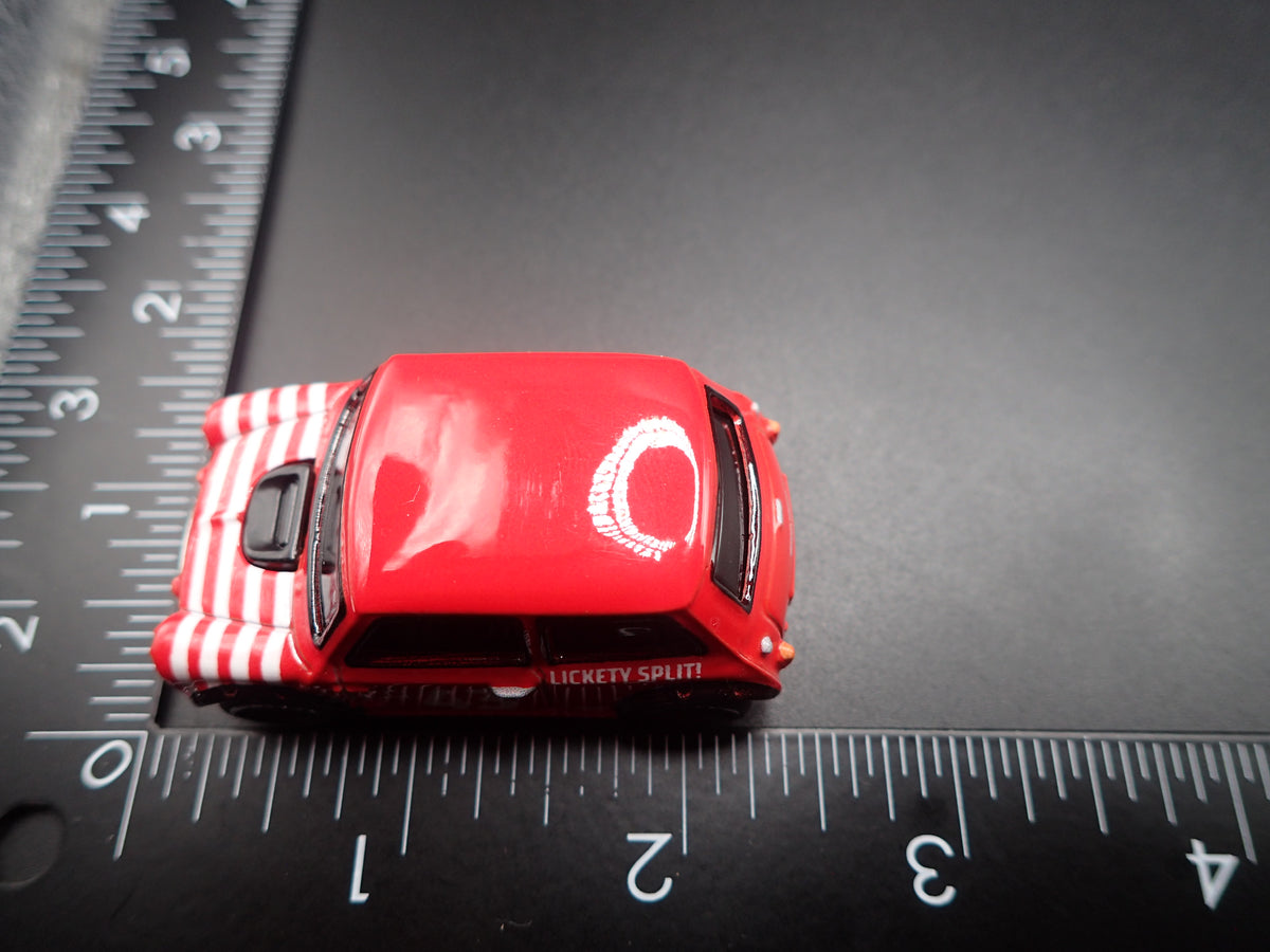 1969-1976 AUSTIN MINI COOPER S RED 1:64 SCALE DIORAMA DIECAST MODEL CAR