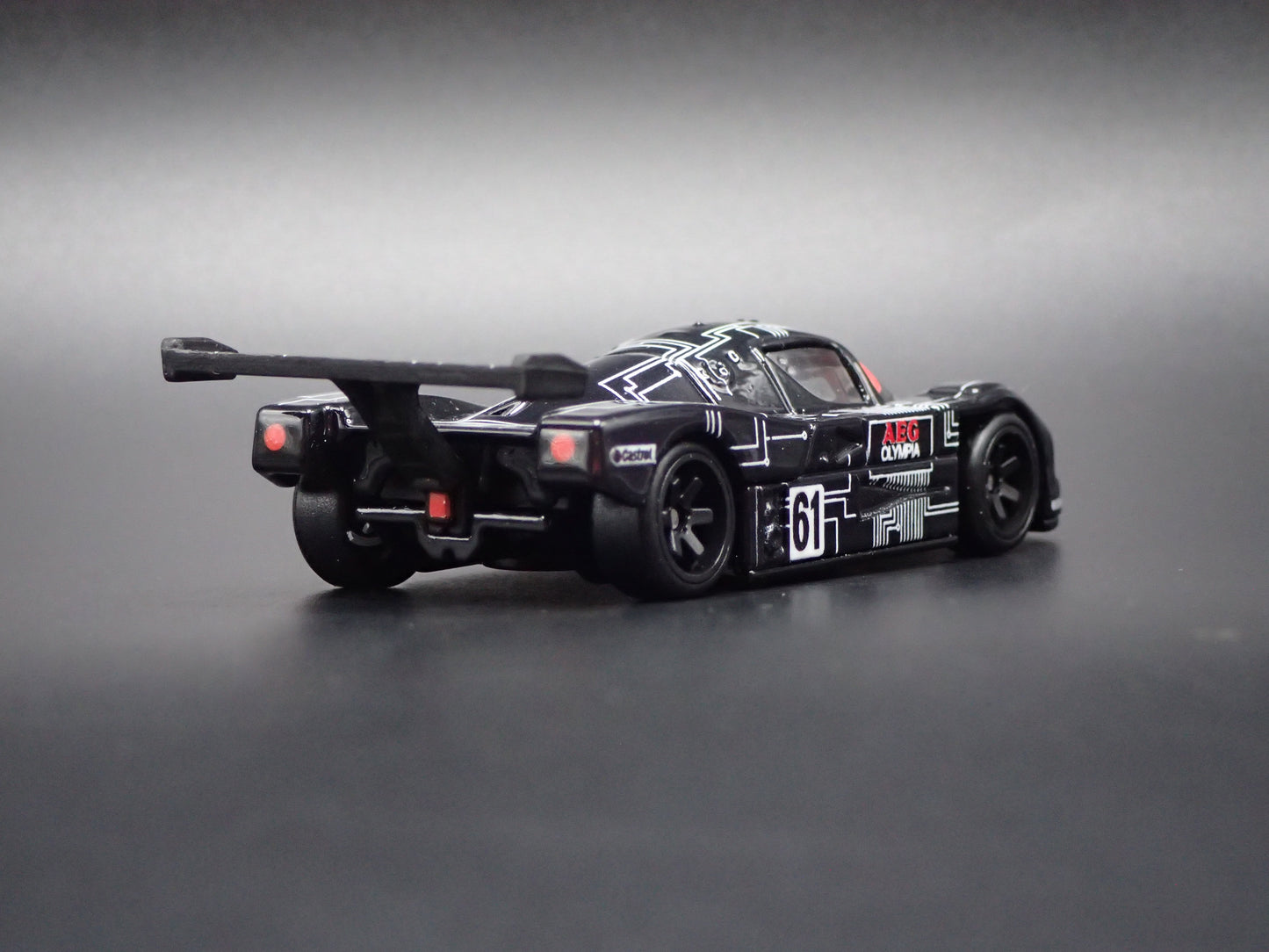 SAUBER-MERCEDES-BENZ C9 BLACK 1:64 SCALE COLLECTIBLE DIECAST MODEL CAR