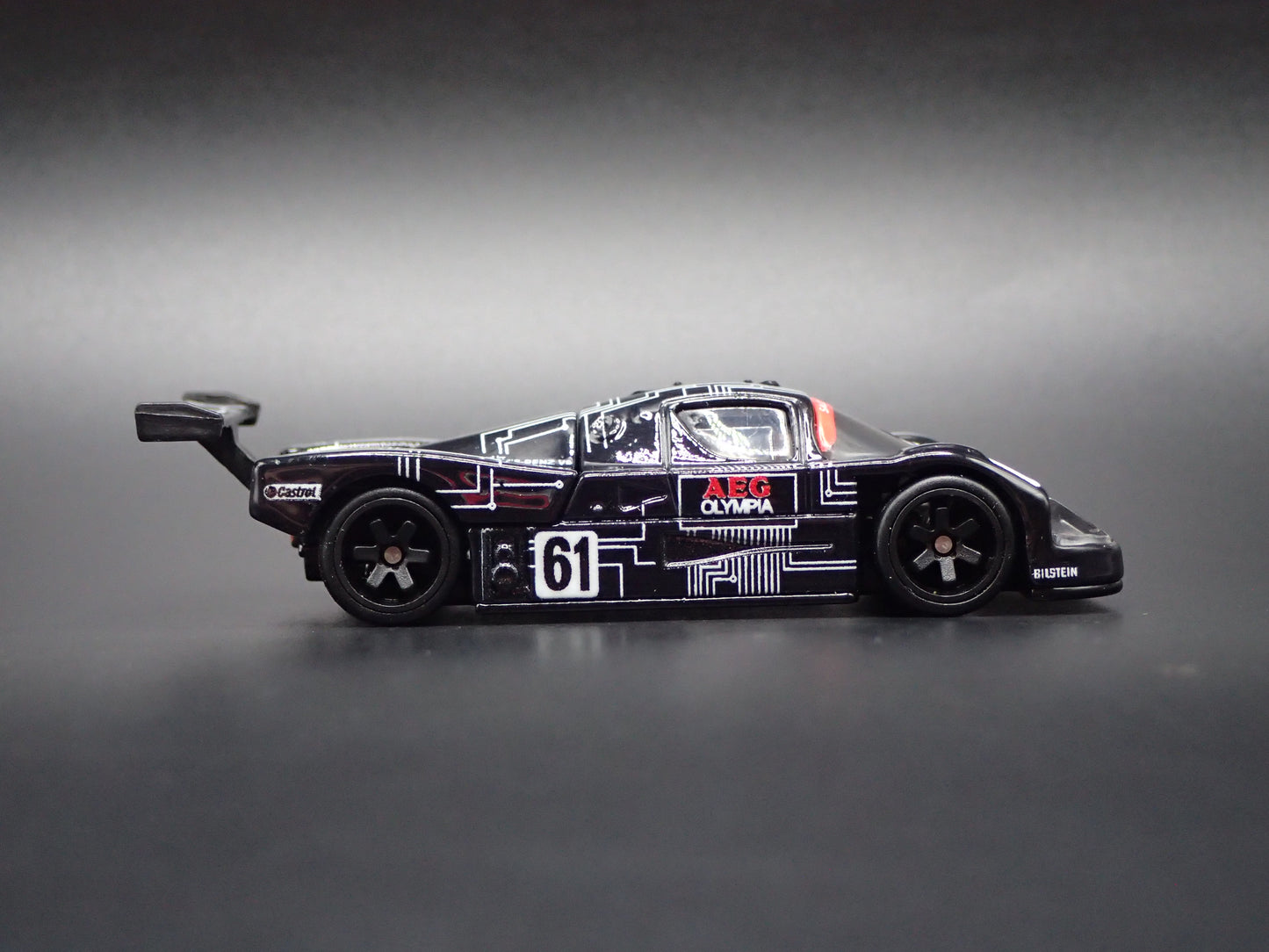 SAUBER-MERCEDES-BENZ C9 BLACK 1:64 SCALE COLLECTIBLE DIECAST MODEL CAR