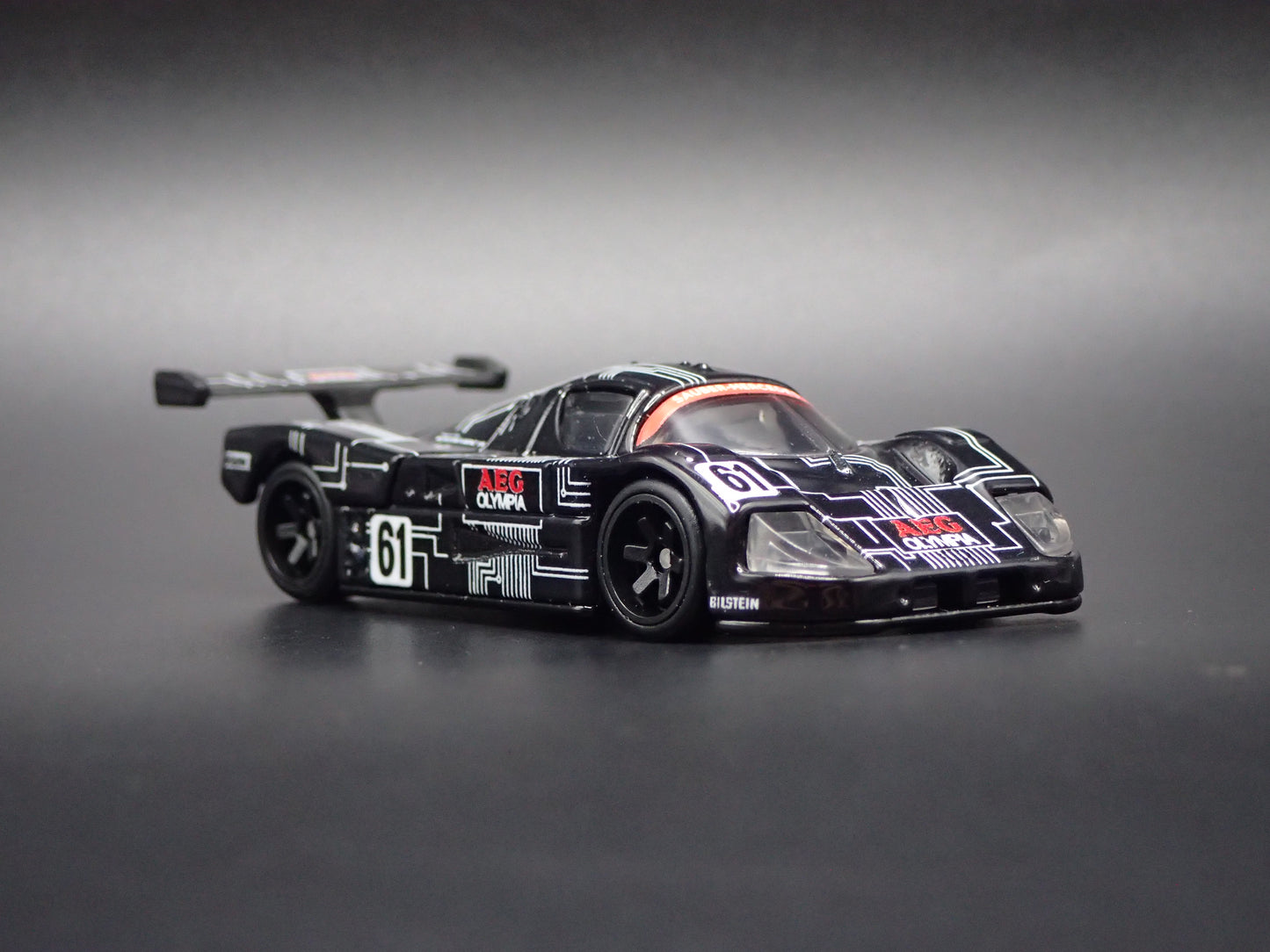 SAUBER-MERCEDES-BENZ C9 BLACK 1:64 SCALE COLLECTIBLE DIECAST MODEL CAR