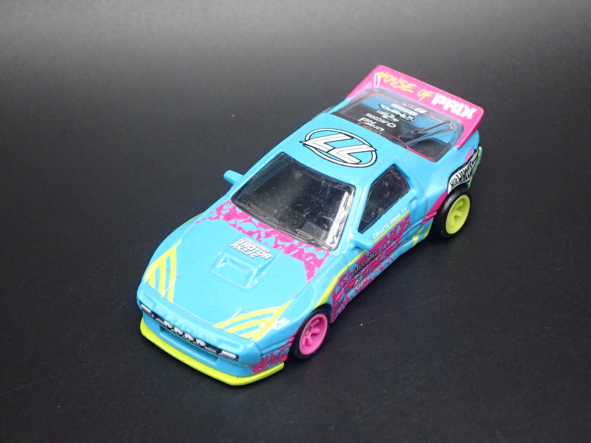 MAZDA RX7 FC PANDEM JDM BLUE 1:64 SCALE COLLECTIBLE DIORAMA DIECAST MODEL CAR