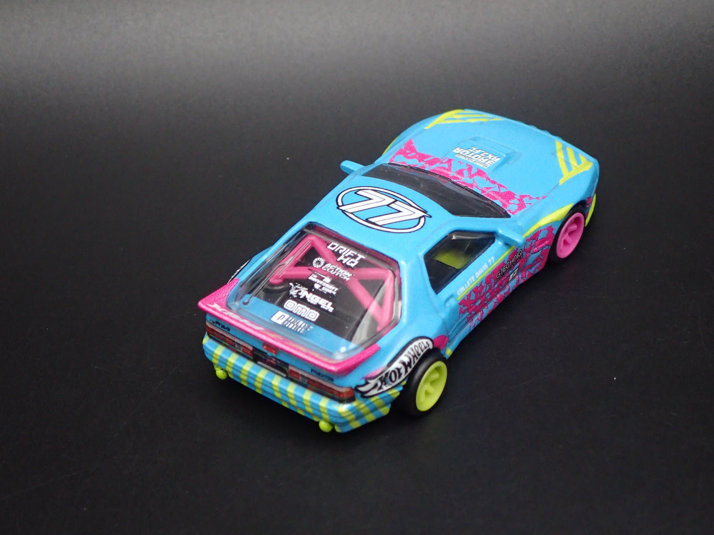 MAZDA RX7 FC PANDEM JDM BLUE 1:64 SCALE COLLECTIBLE DIORAMA DIECAST MODEL CAR