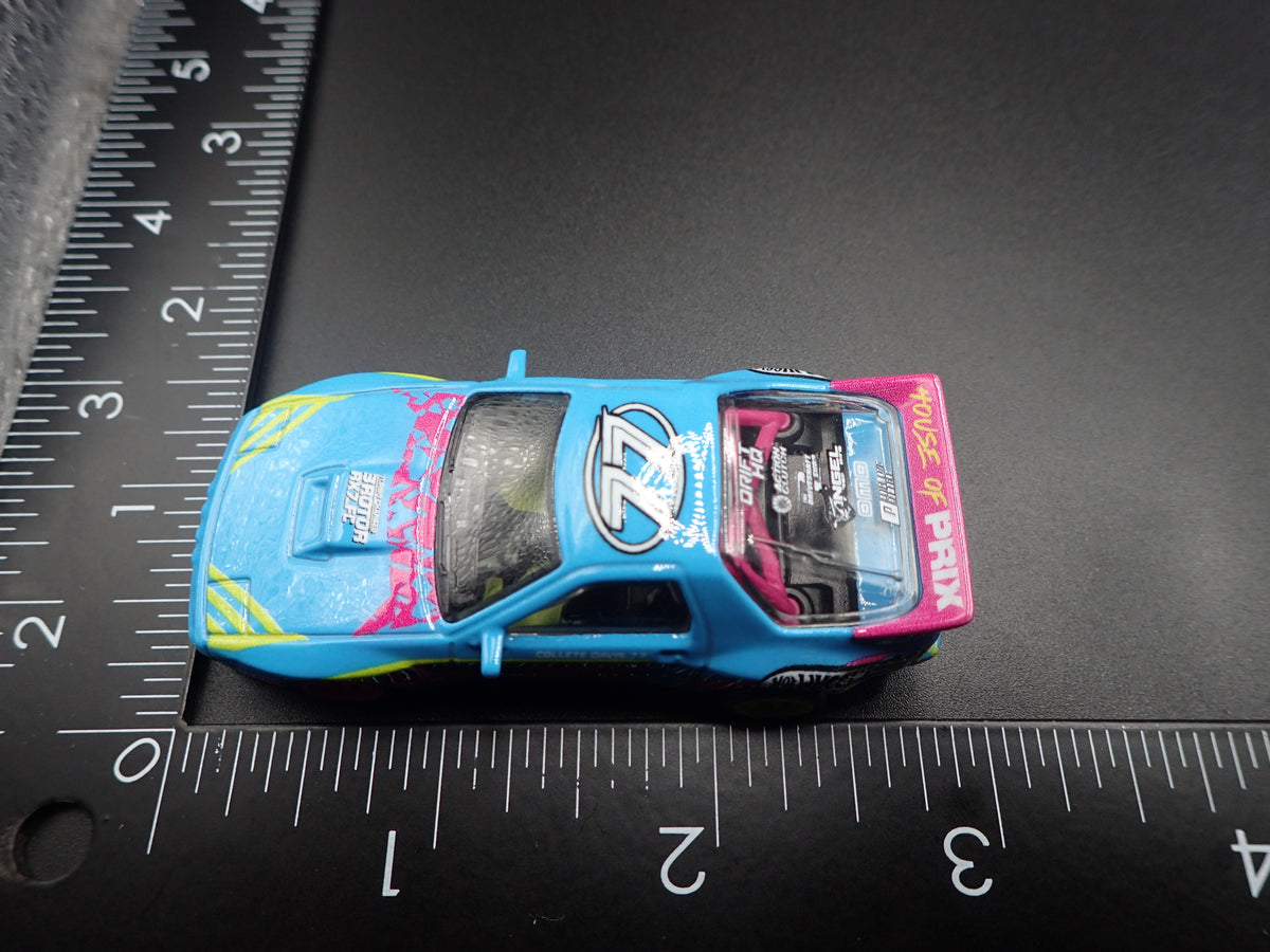 MAZDA RX7 FC PANDEM JDM BLUE 1:64 SCALE COLLECTIBLE DIORAMA DIECAST MODEL CAR