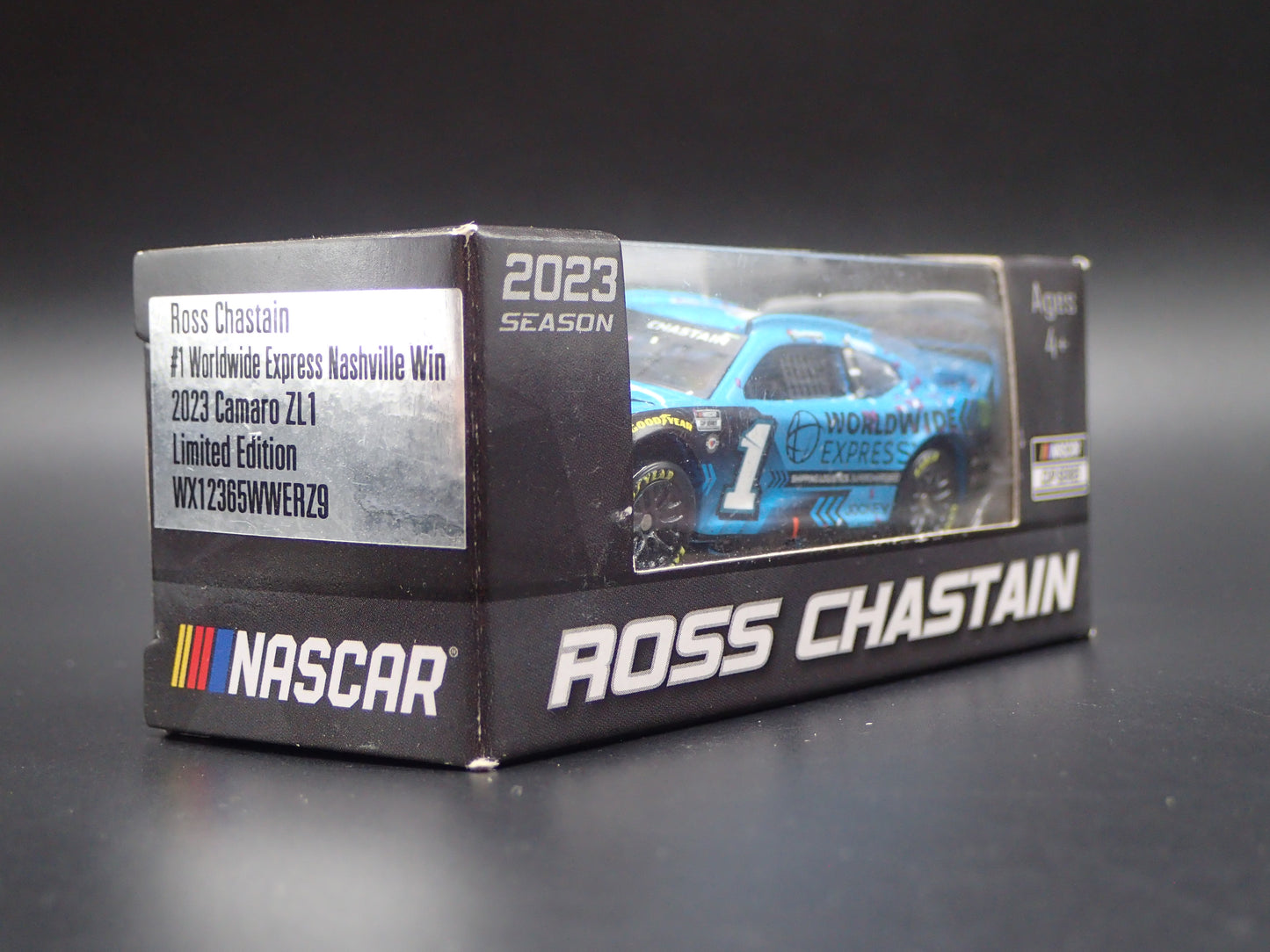 2023 23 CHEVY CAMARO ZL1 1 ROSS CHASTAIN WWEX NASCAR 1:64 DIECAST MODEL CAR