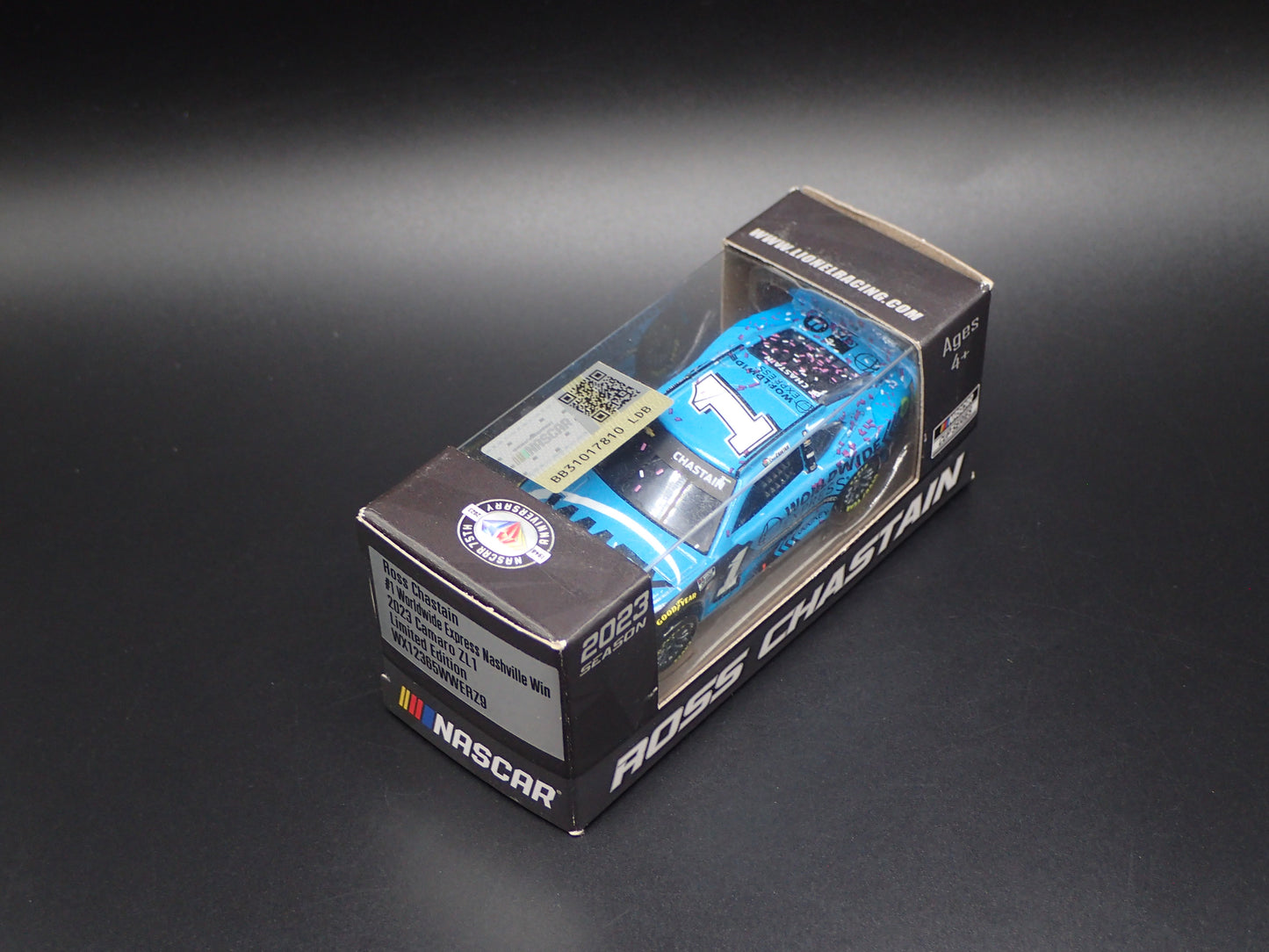 2023 23 CHEVY CAMARO ZL1 1 ROSS CHASTAIN WWEX NASCAR 1:64 DIECAST MODEL CAR
