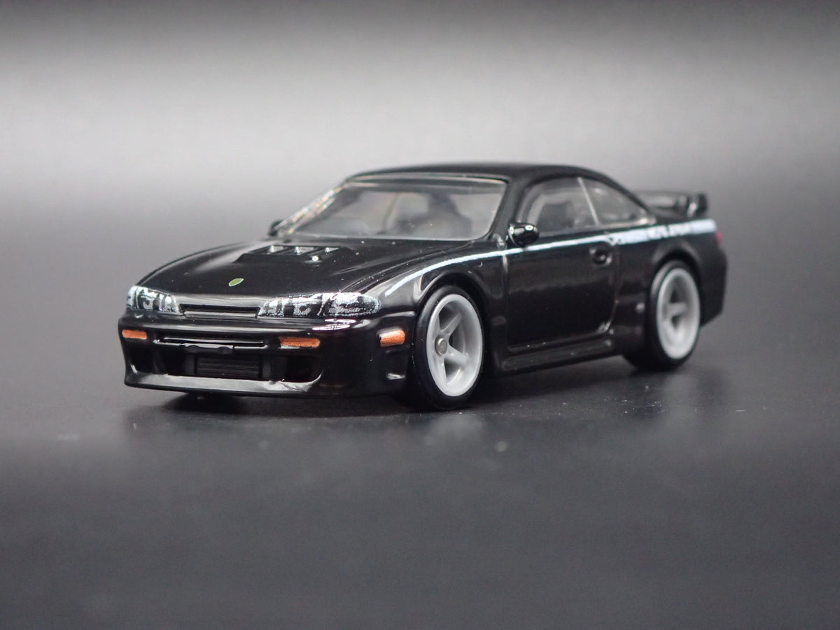 1994 94 NISSAN 270R S14 NISMO JDM BLACK 1/64 SCALE COLLECTIBLE DIECAST MODEL CAR-Burning Rubber Toy Company