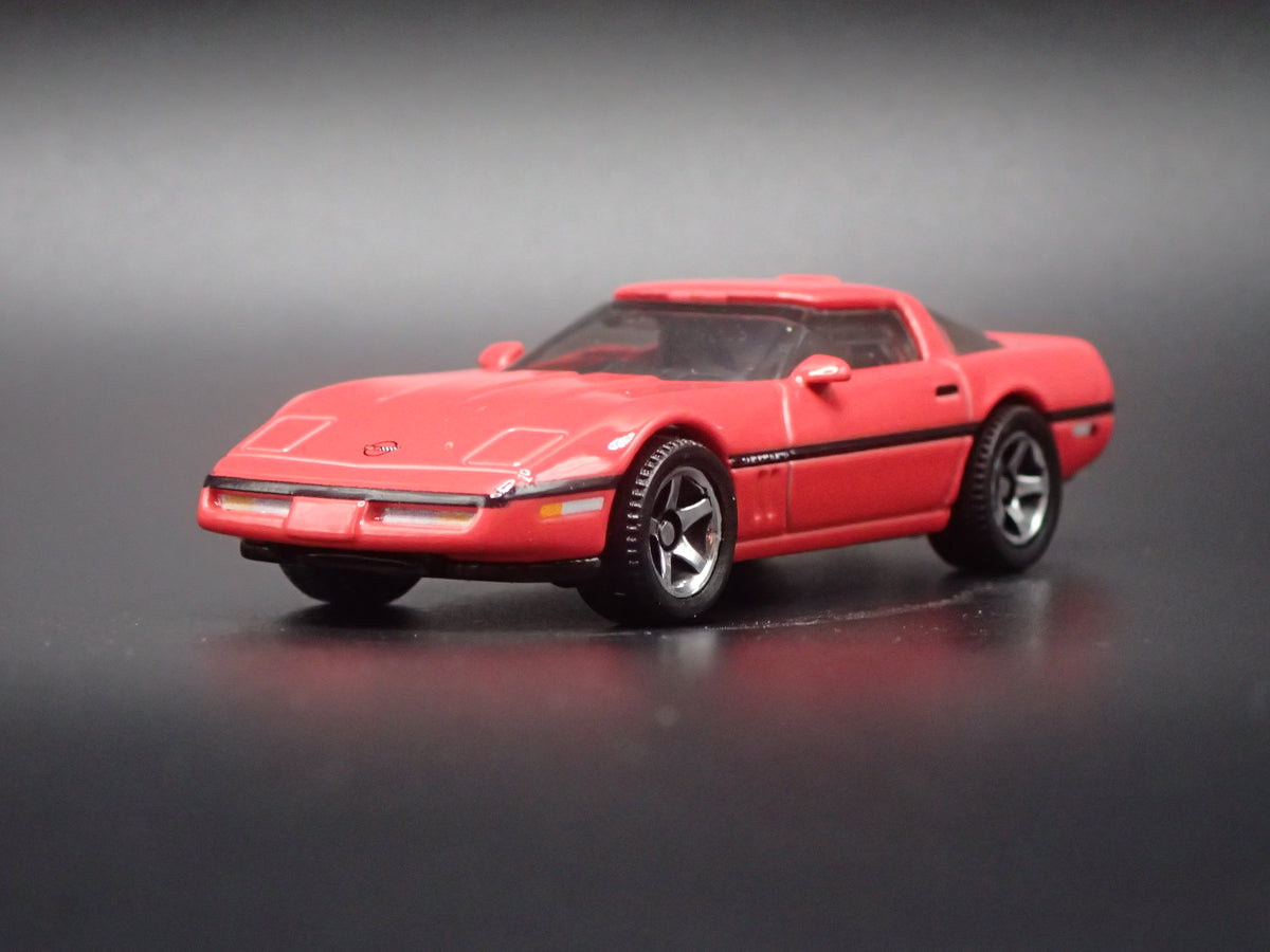 1984-1996 C4 CHEVY CHEVROLET CORVETTE ZR1 RED 1:64 SCALE DIECAST MODEL CAR-Burning Rubber Toy Company