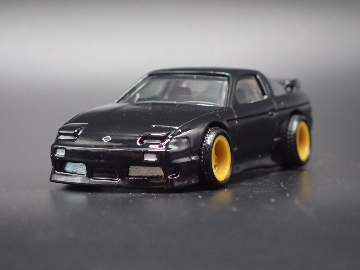 1989-1998 NISSAN 180SX TYPE X 1:64 SCALE COLLECTIBLE DIORAMA DIECAST MODEL CAR-Burning Rubber Toy Company