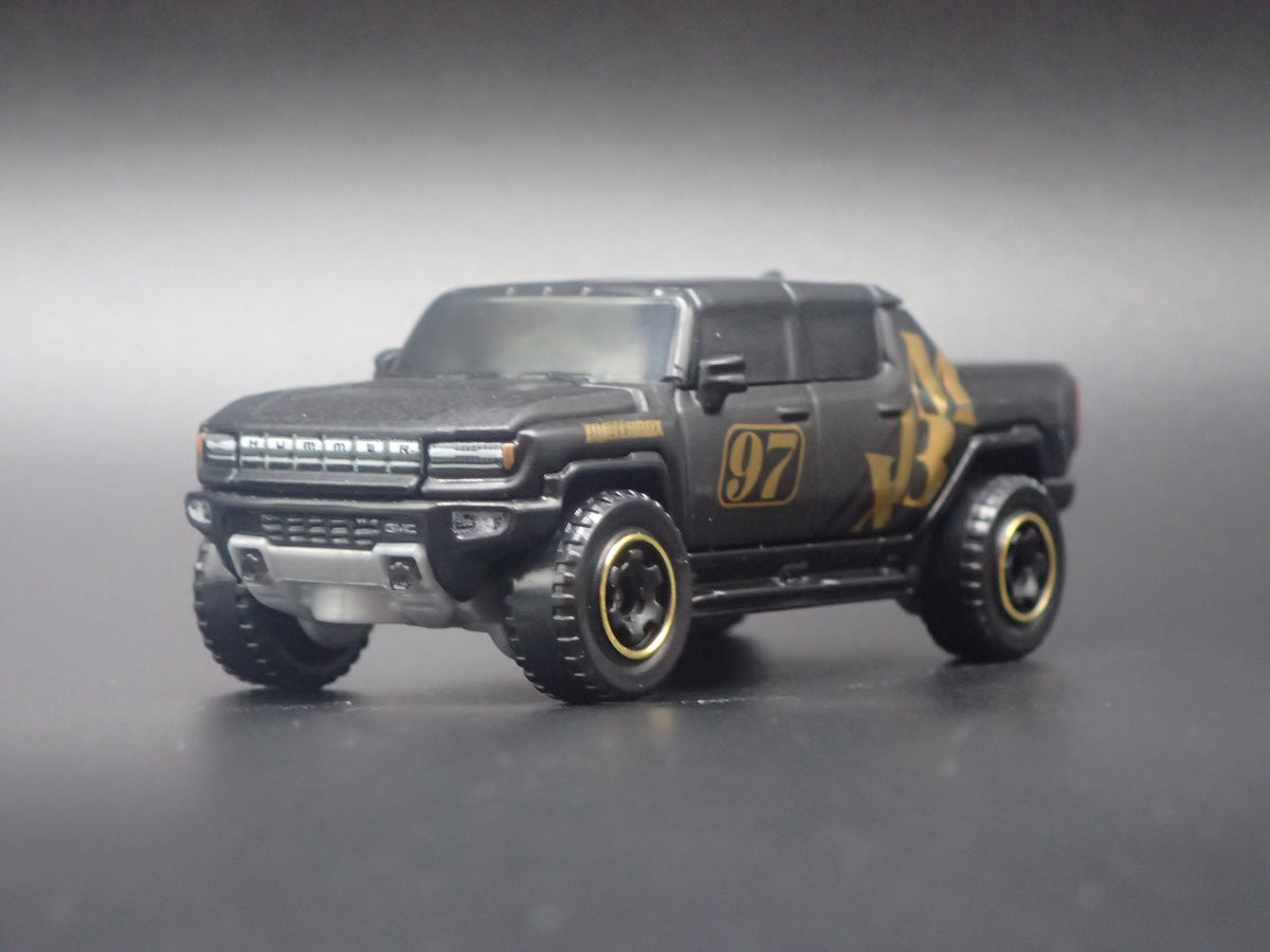 2022-2026 HUMMER EV ELECTRIC PICKUP TRUCK BLACK 1:64 SCALE DIECAST MODEL CAR-Burning Rubber Toy Company