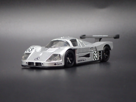 SAUBER-MERCEDES-BENZ C9 SILVER 1:64 SCALE COLLECTIBLE DIECAST MODEL CAR
