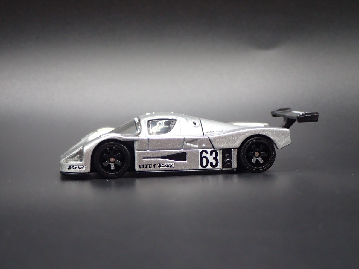 SAUBER-MERCEDES-BENZ C9 SILVER 1:64 SCALE COLLECTIBLE DIECAST MODEL CAR-Burning Rubber Toy Company