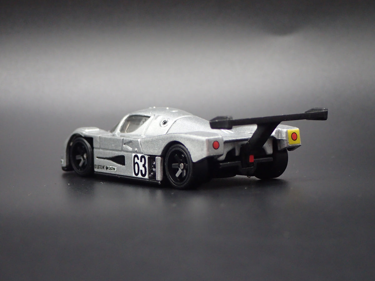 SAUBER-MERCEDES-BENZ C9 SILVER 1:64 SCALE COLLECTIBLE DIECAST MODEL CAR-Burning Rubber Toy Company