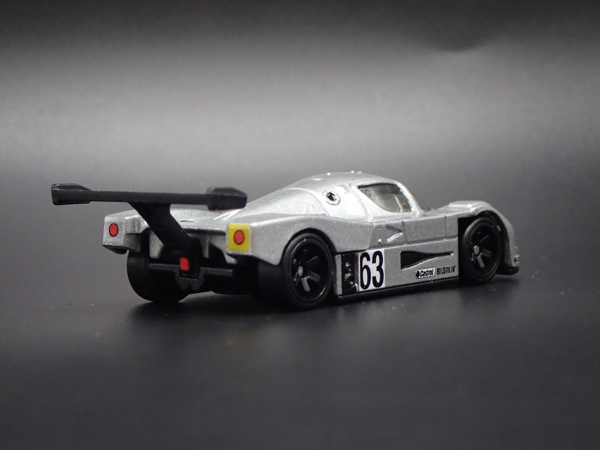 SAUBER-MERCEDES-BENZ C9 SILVER 1:64 SCALE COLLECTIBLE DIECAST MODEL CAR-Burning Rubber Toy Company