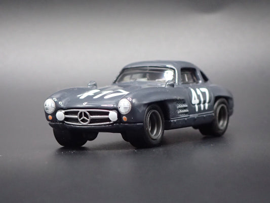 MERCEDES-BENZ 300 SL GRAY 1:64 SCALE COLLECTIBLE DIORAMA DIECAST MODEL CAR