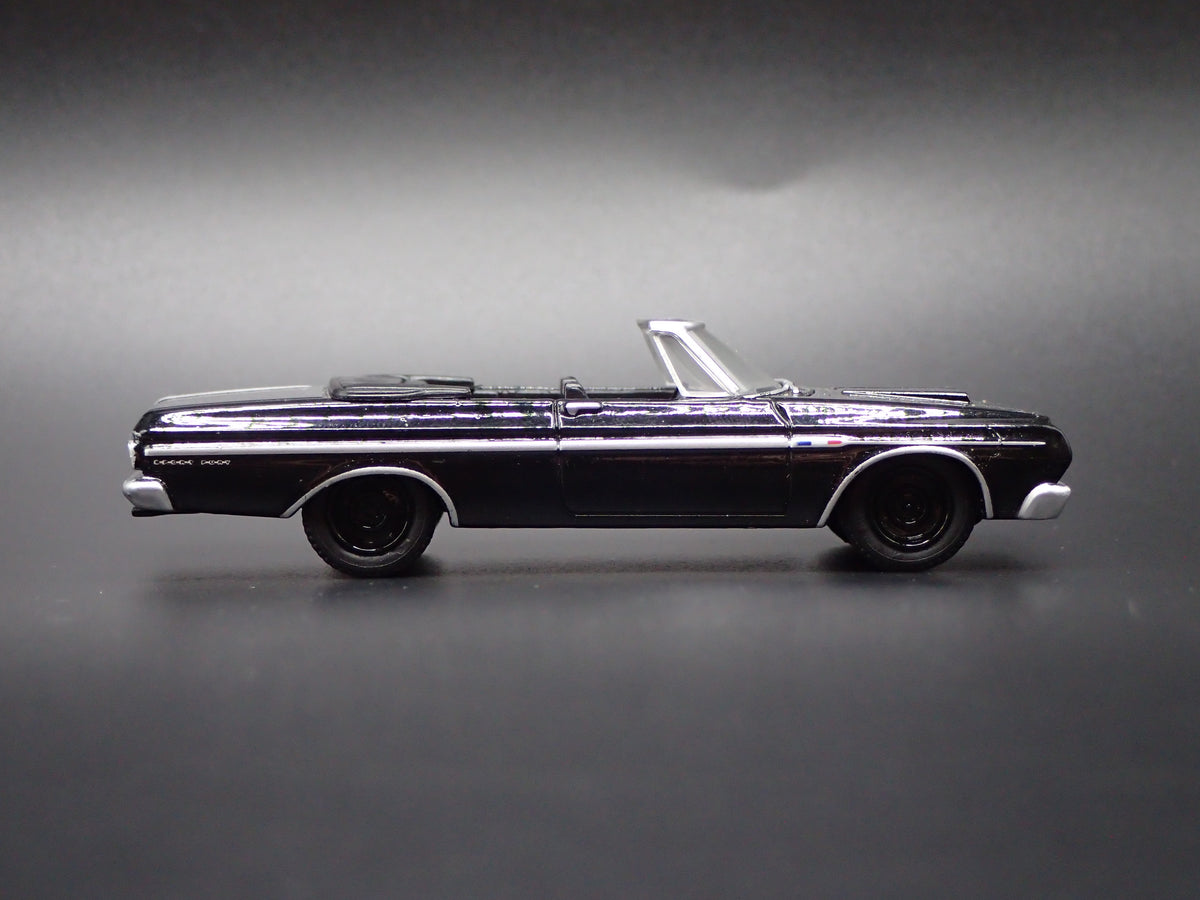1964 64 PLYMOUTH FURY CONVERTIBLE BLACK 1/64 SCALE COLLECTIBLE DIECAST MODEL CAR
