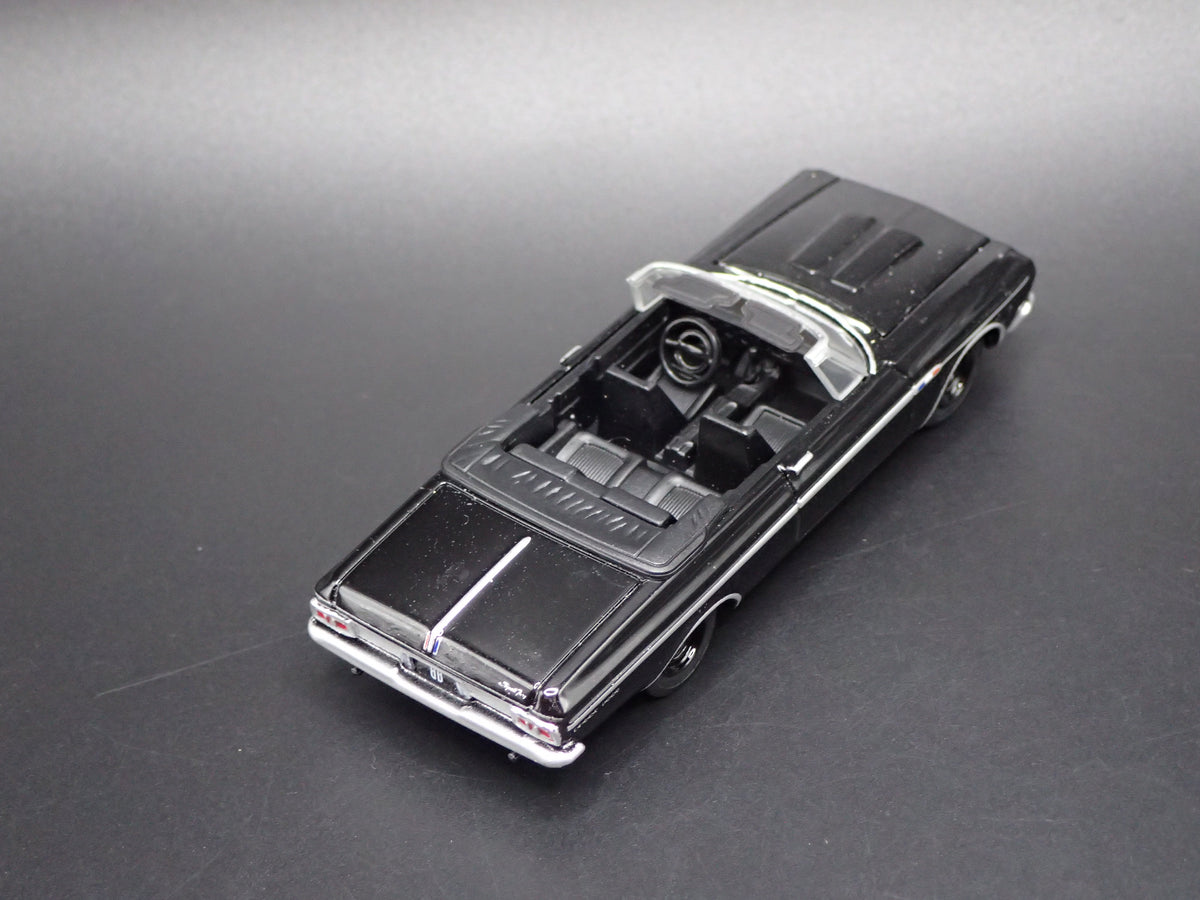 1964 64 PLYMOUTH FURY CONVERTIBLE BLACK 1/64 SCALE COLLECTIBLE DIECAST MODEL CAR
