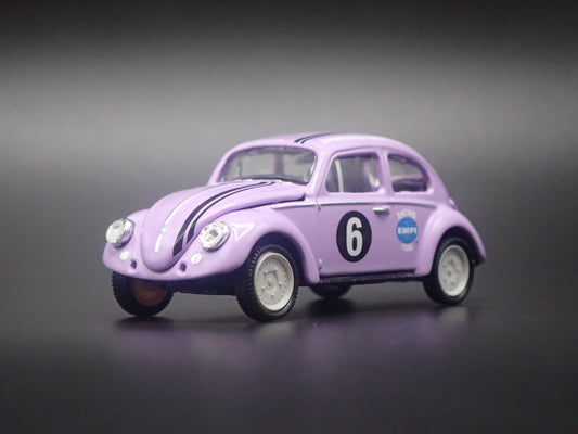 1960-1967 VW VOLKSWAGEN BEETLE BUG EMPI PURPLE 1:64 SCALE DIECAST MODEL CAR