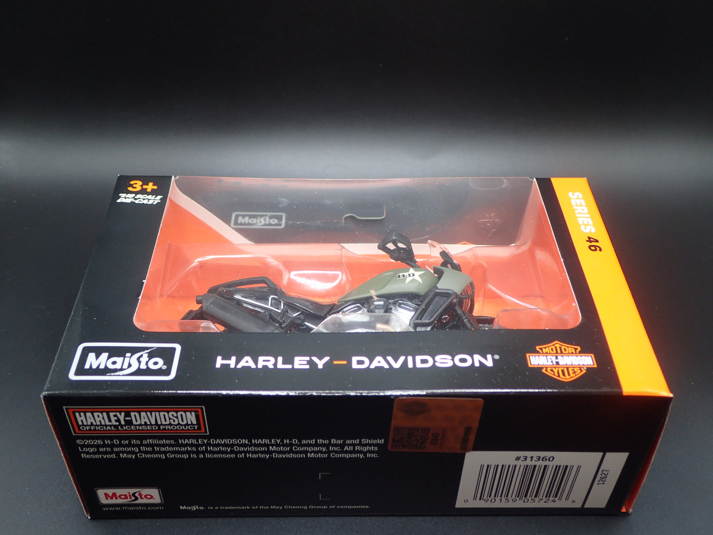 2023 23 PAN AMERICA 1250 HARLEY DAVIDSON MOTORCYCLE MAISTO SERIES 46 1/18 MODEL
