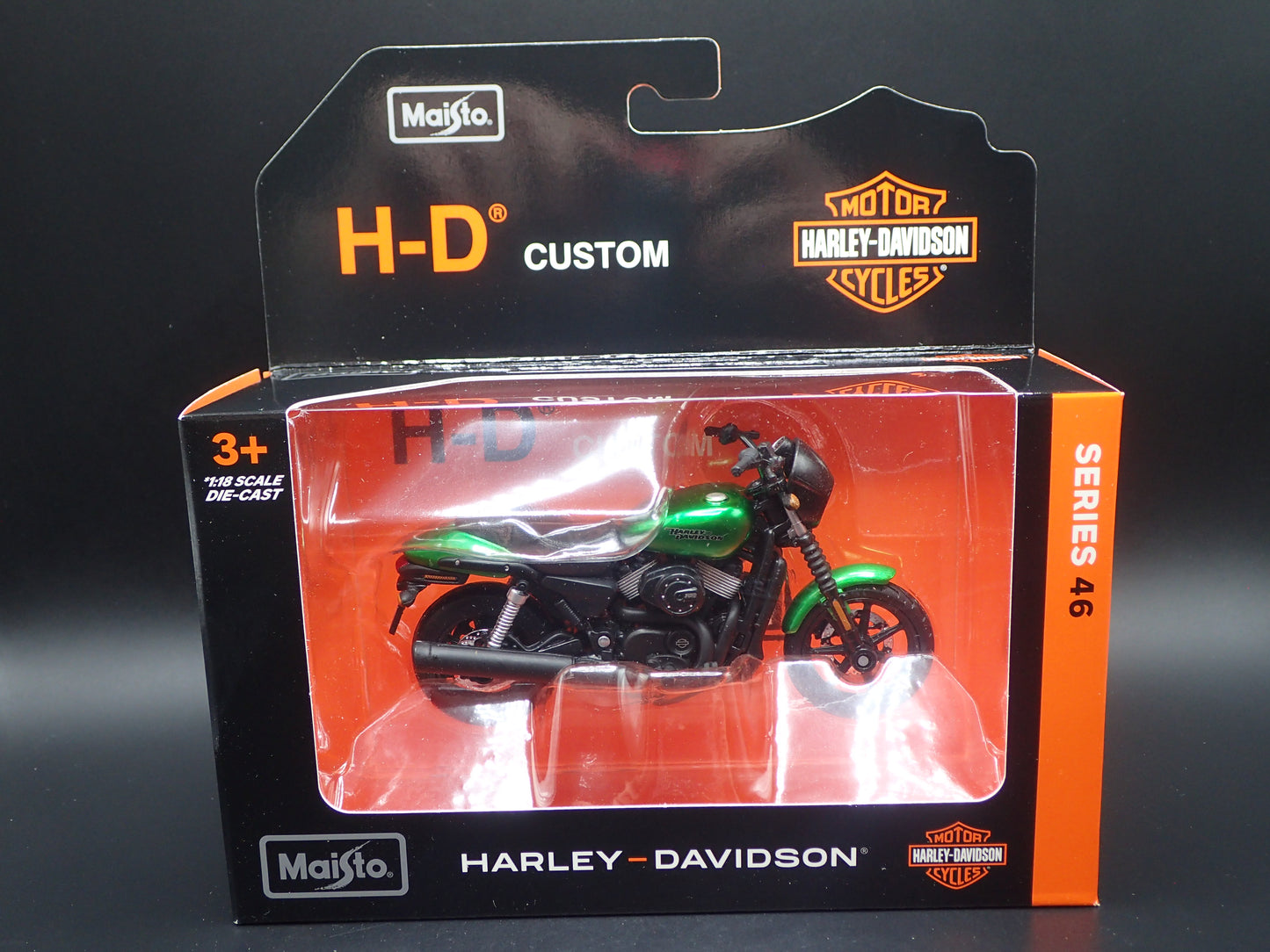 2015 15 STREET 750 HARLEY DAVIDSON MOTORCYCLE MAISTO SERIES 46 1/18 MODEL BIKE