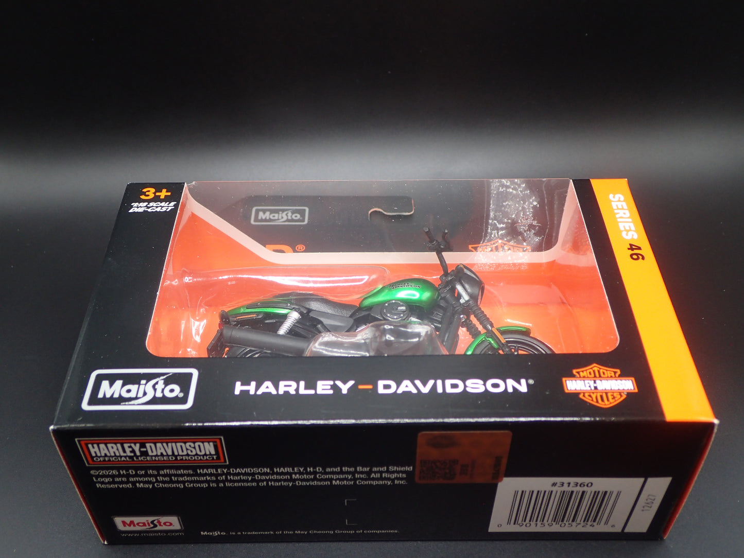 2015 15 STREET 750 HARLEY DAVIDSON MOTORCYCLE MAISTO SERIES 46 1/18 MODEL BIKE