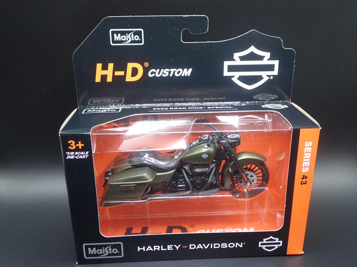 2022 22 ROAD KING SPECIAL HARLEY DAVIDSON MOTORCYCLE MAISTO SERIES 43 1:18 MODEL