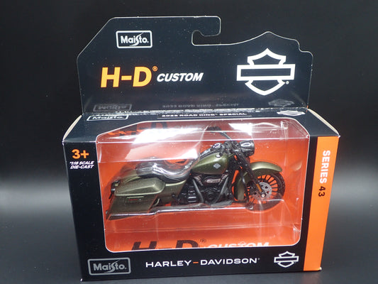 2022 22 ROAD KING SPECIAL HARLEY DAVIDSON MOTORCYCLE MAISTO SERIES 43 1:18 MODEL