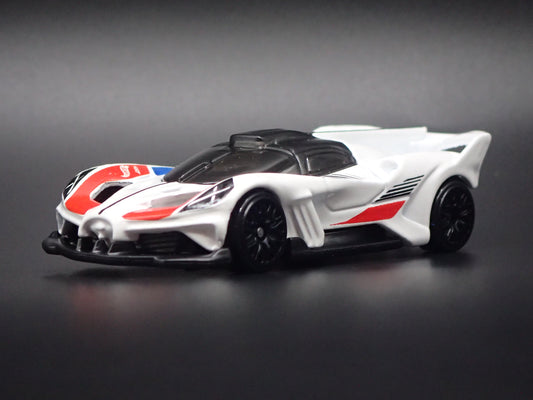 2024-2025 BUGATTI BOLIDE SUPER CAR WHITE 1:64 SCALE DIORAMA DIECAST MODEL CAR