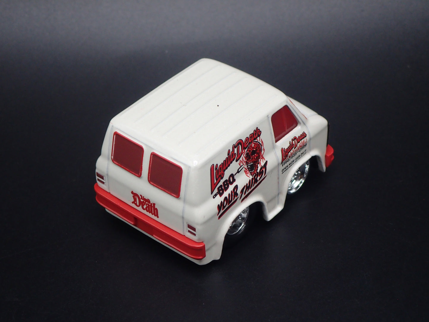 1979 79 GMC VANDURA PANEL VAN LIQUID DEATH CAR TUNED  1/64 SCALE DIECAST CAR