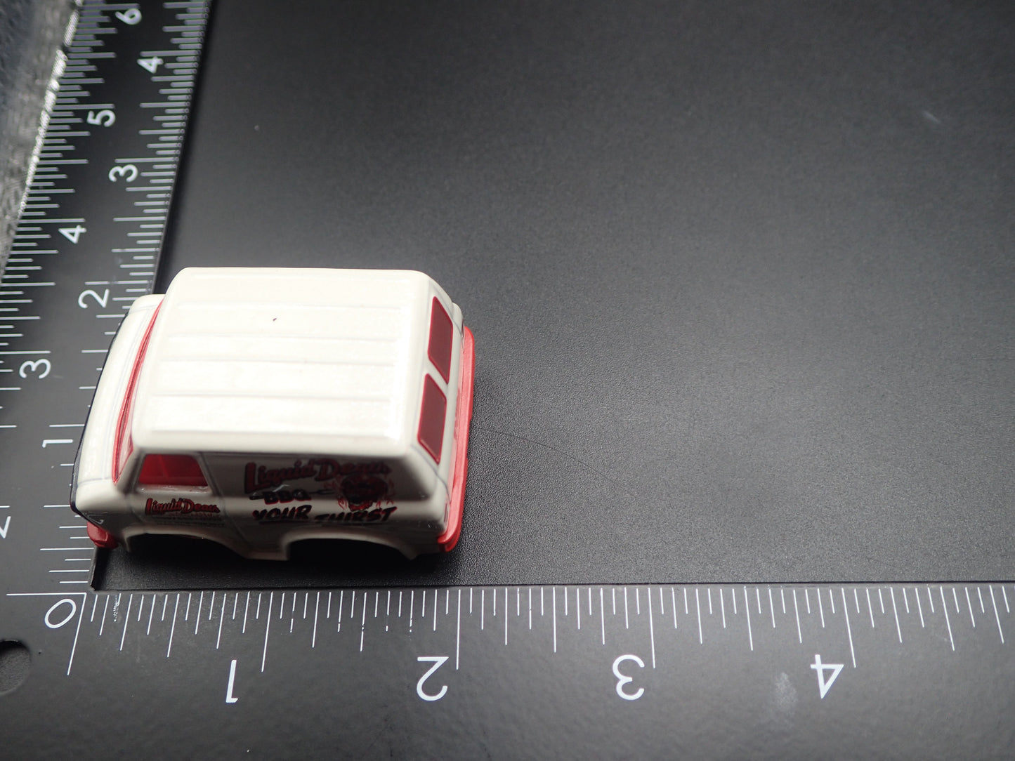 1979 79 GMC VANDURA PANEL VAN LIQUID DEATH CAR TUNED  1/64 SCALE DIECAST CAR