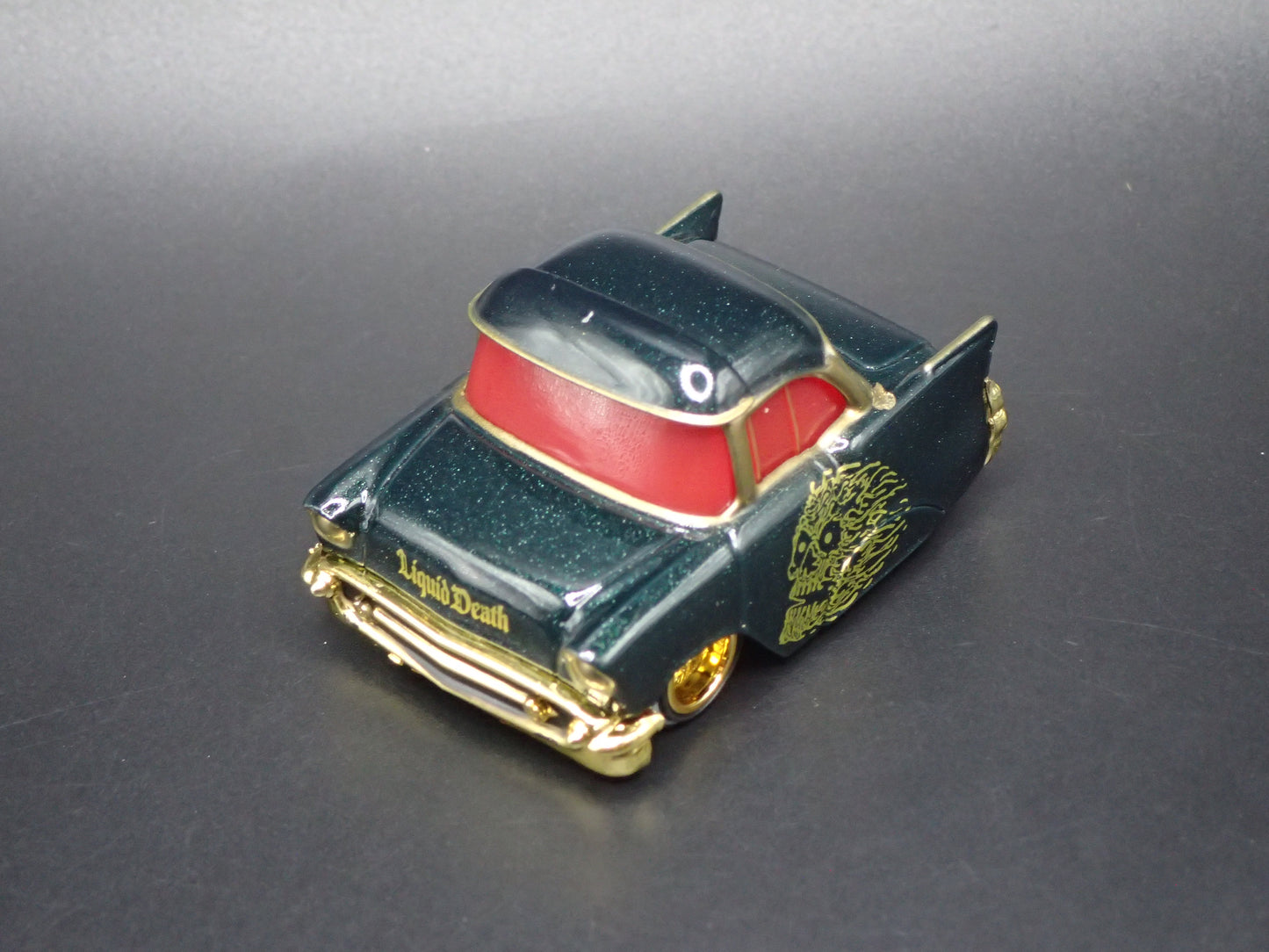 1957 57 CHEVY CHEVROLET BEL AIR LIQUID DEATH  CAR TUNED 1:64 SCALE DIECAST MODEL CAR