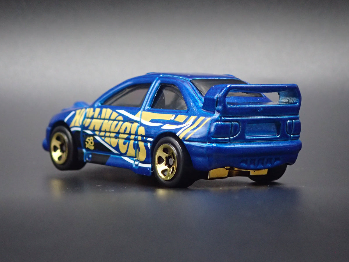 FORD ESCORT RALLY RACING BLUE 1:64 SCALE COLLECTIBLE DIECAST MODEL CAR