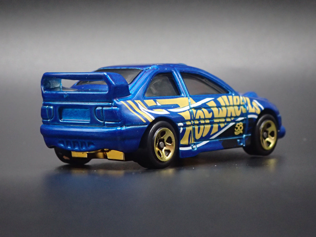 FORD ESCORT RALLY RACING BLUE 1:64 SCALE COLLECTIBLE DIECAST MODEL CAR